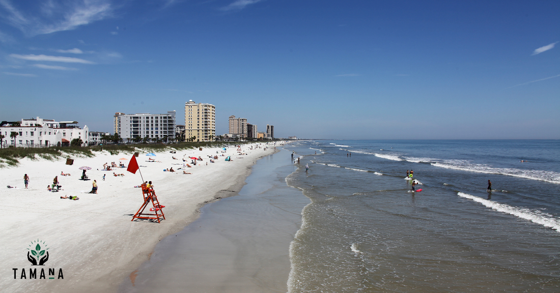 naples beach blue sky white sand beach