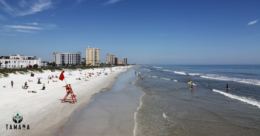 naples beach blue sky white sand beach