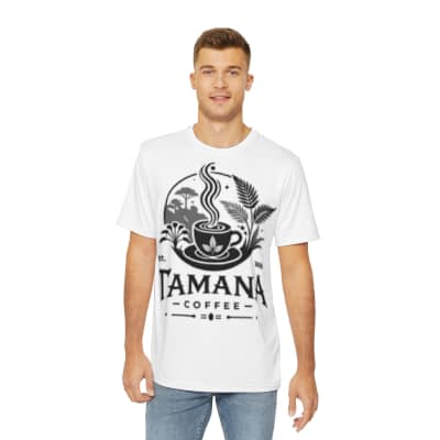 Custom Printing Tees | Custom White T-Shirt | Tamana Coffee